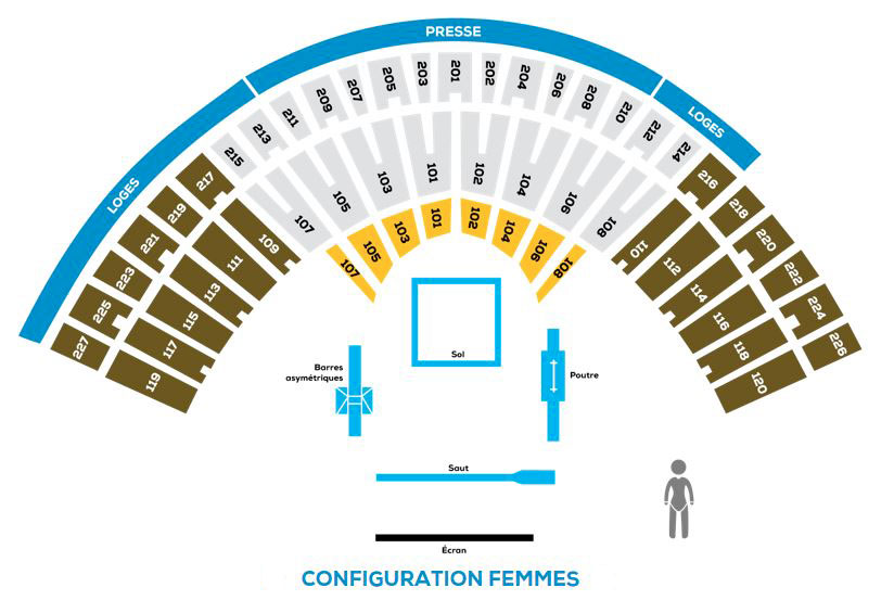 Plan de salle femme